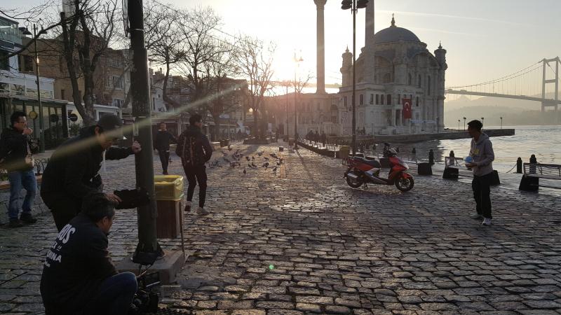 FNX - SYM bike viral commercial filming ortakoy - Istanbul - Turkey