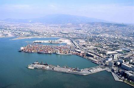 Izmir port view